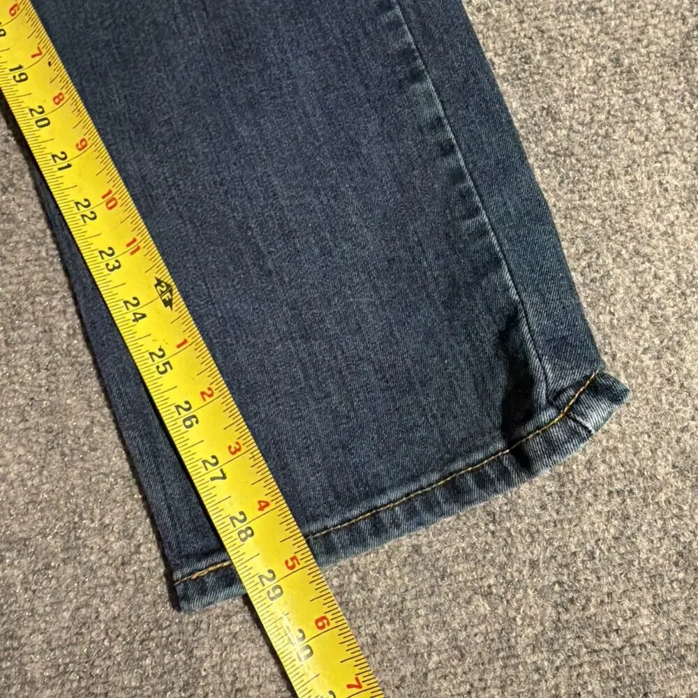 Levi's 502 Denim Jeans Mens 36x30 Blue Taper Stretch 5 Pocket Design Dark Wash